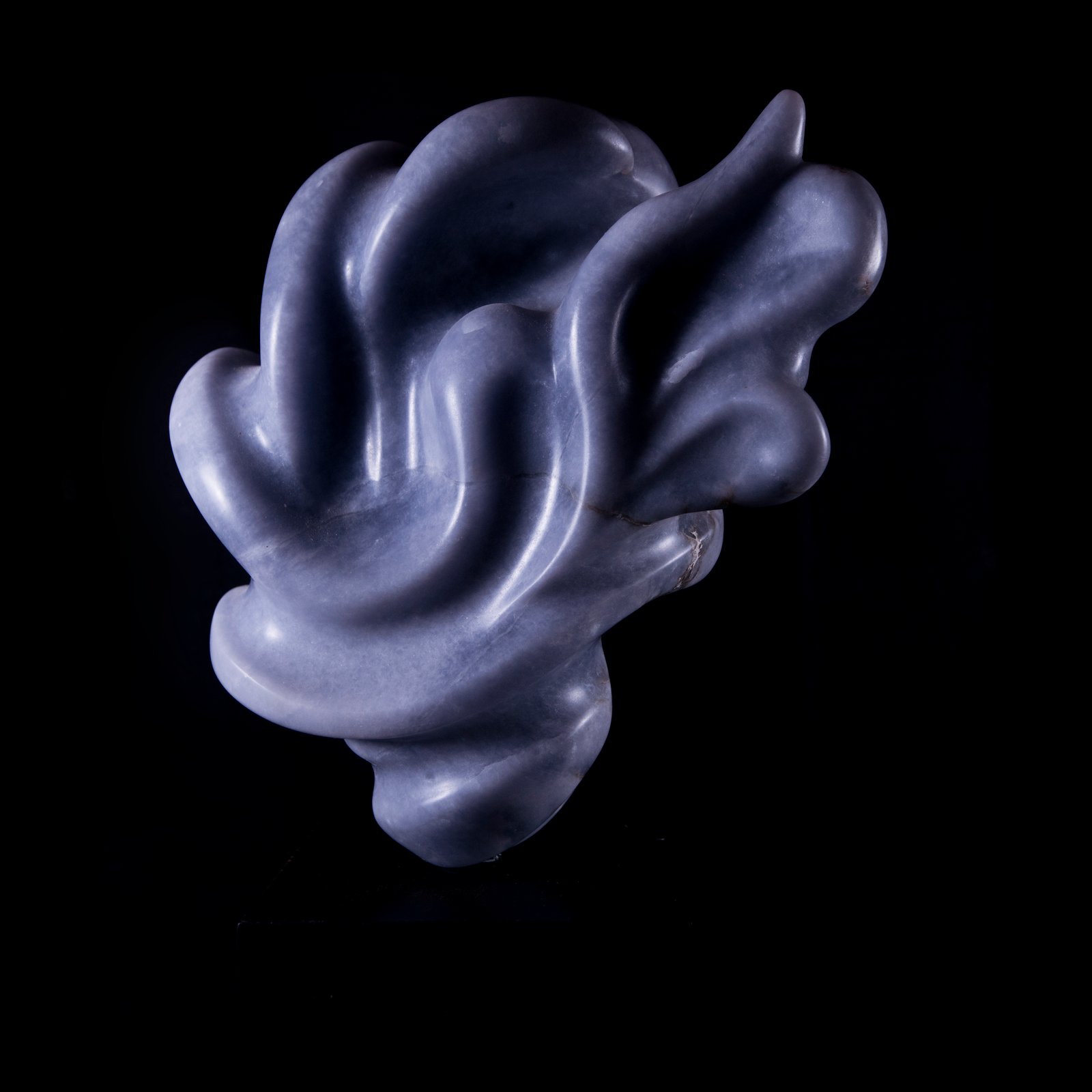 Beeld van blauw Albast