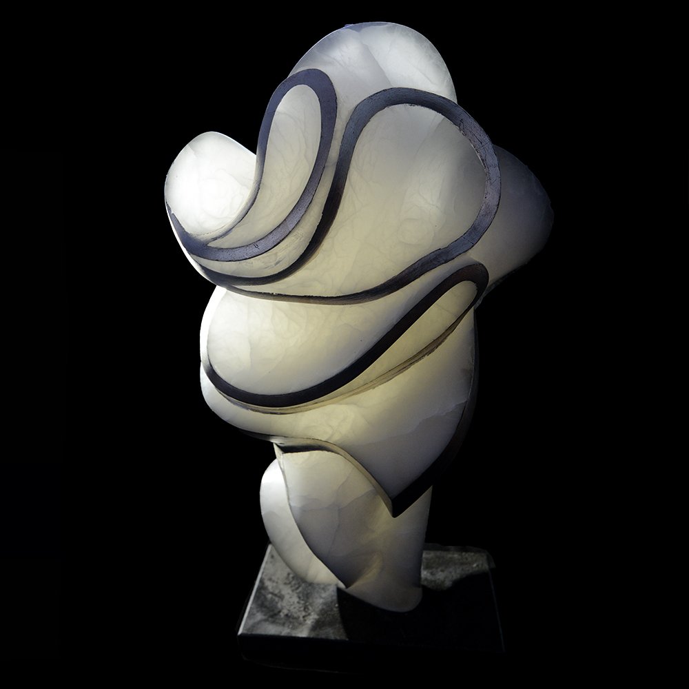 Beeld van wit Albast