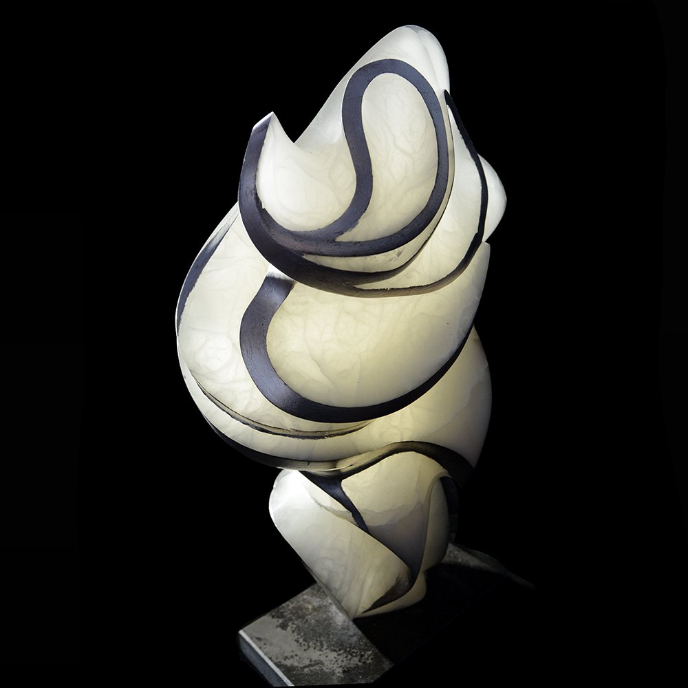 Beeld van wit Albast