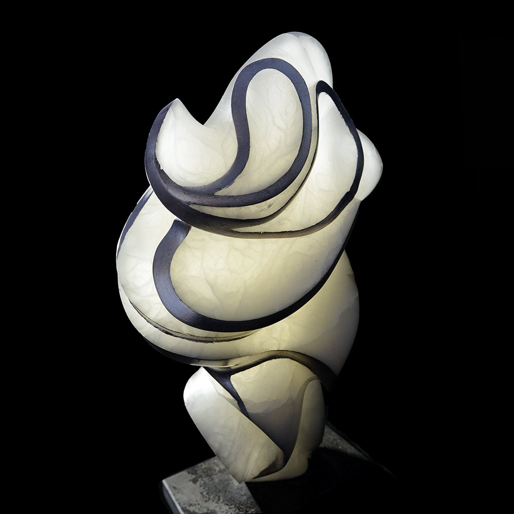 Beeld van wit Albast